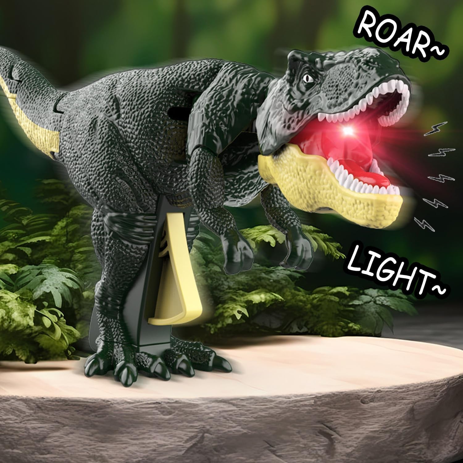 17969 Dinosaur Roaring Toys Trigger, Dinosaurs Toys with Dinosaur Sound Lighting Model Vibrating Head Moving (3 + Years / 1 Pc) 17969 Dinosaur Roaring Toys Trigger, Dinosaurs Toys with Dinosaur Sound Lighting Model Vibrating Head Moving (3 + Years / 1 Pc)